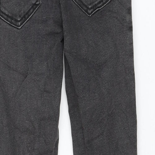 TU Girls Black Cotton Skinny Jeans Size 9 Months Regular Zip