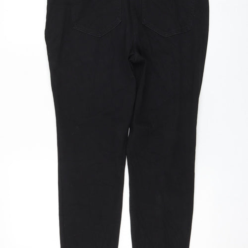 NEXT Womens Black Cotton Jegging Jeans Size 16 L29 in Regular