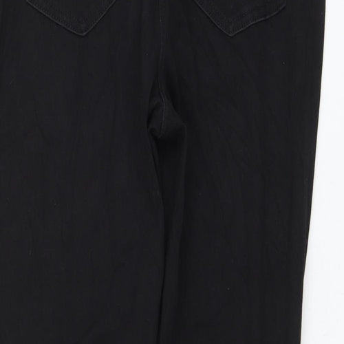 NEXT Womens Black Cotton Jegging Jeans Size 16 L29 in Regular