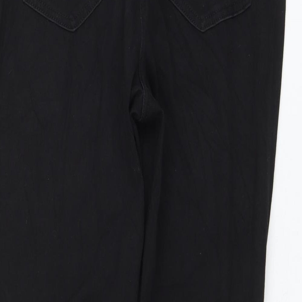 NEXT Womens Black Cotton Jegging Jeans Size 16 L29 in Regular