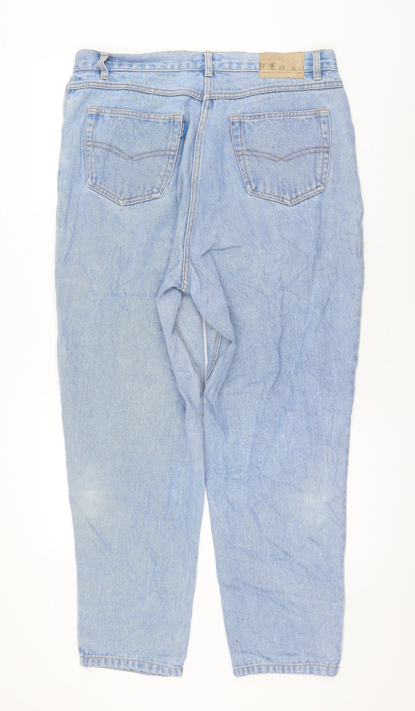 Brooker Womens Blue Polyester Straight Jeans Size 34 in L28 in Regular Zip