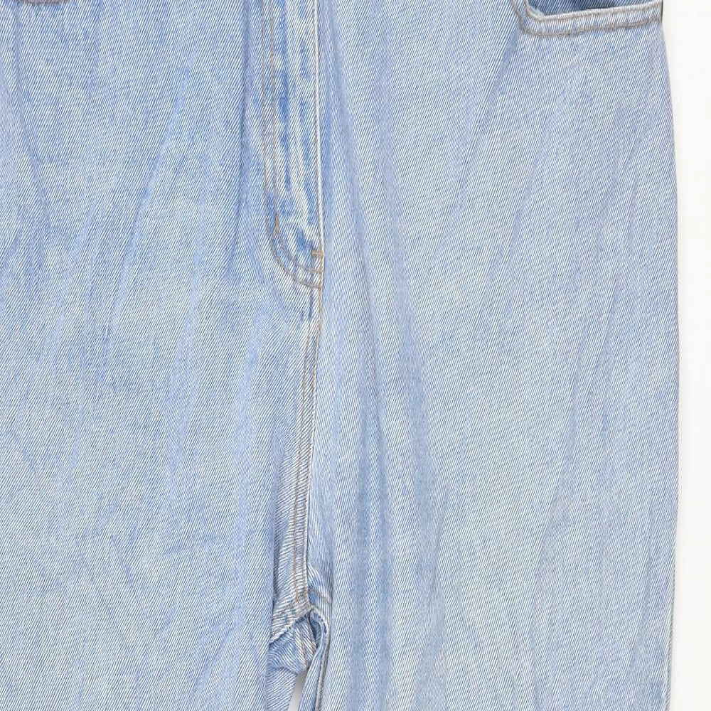 Brooker Womens Blue Polyester Straight Jeans Size 34 in L28 in Regular Zip