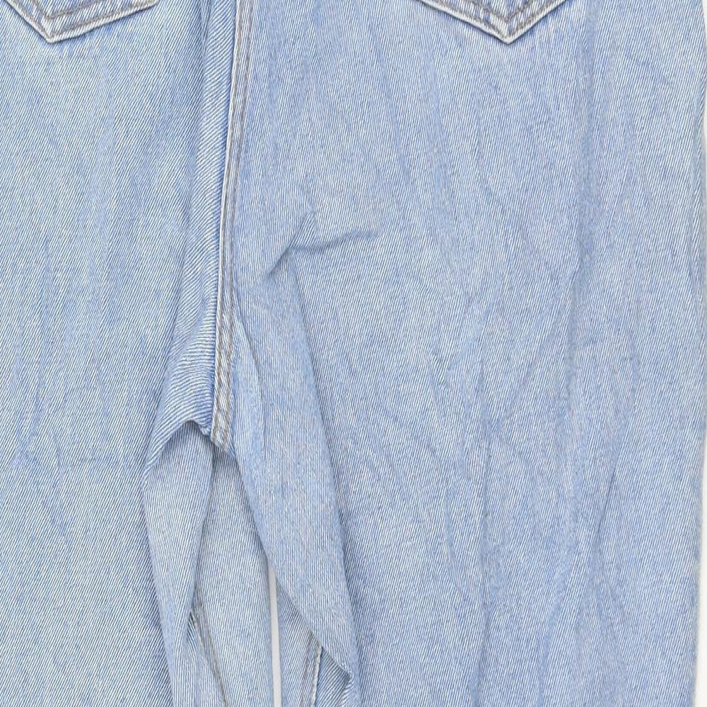 Brooker Womens Blue Polyester Straight Jeans Size 34 in L28 in Regular Zip