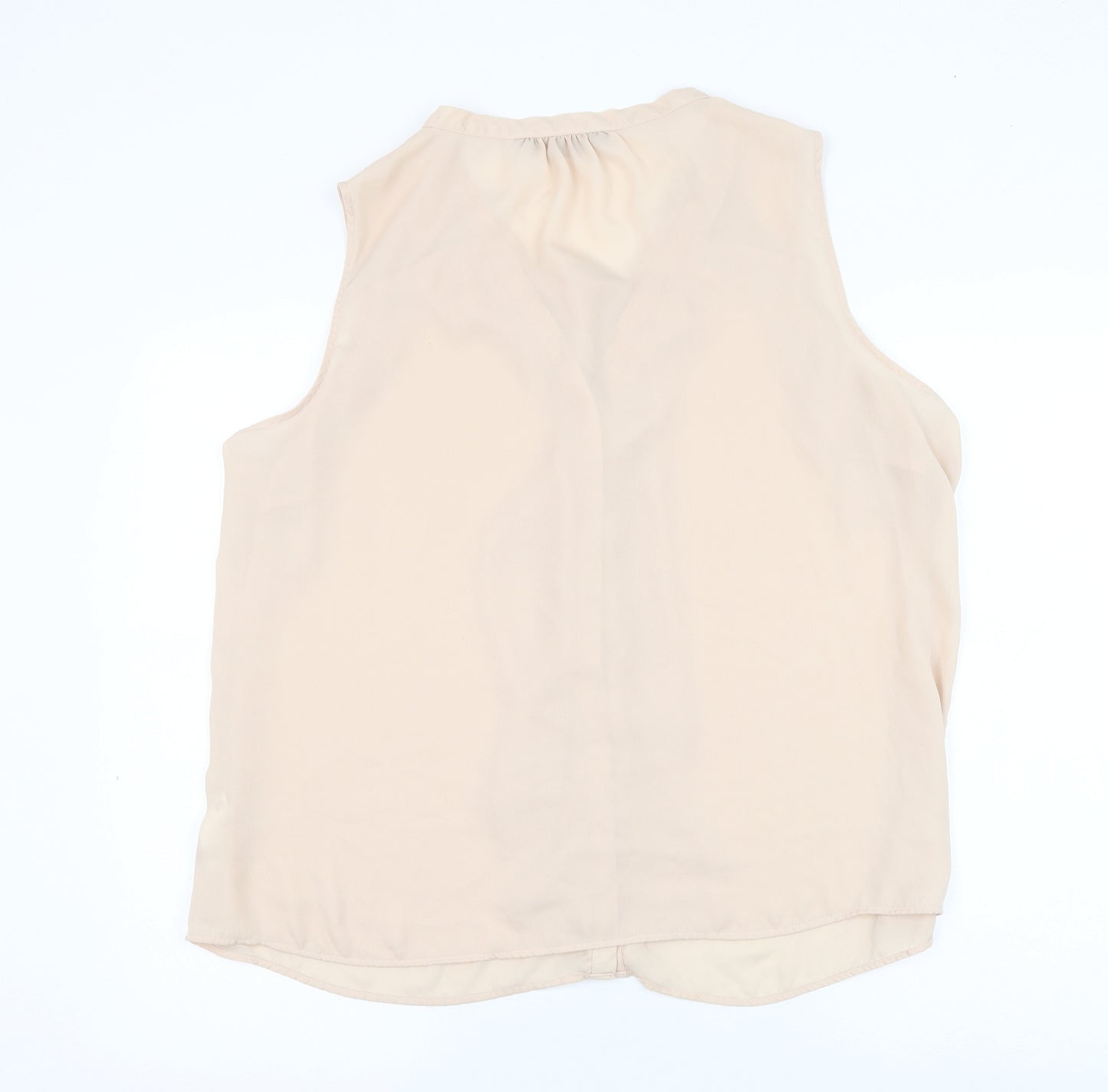 F&F Womens Pink Polyester Basic Blouse Size 22 V-Neck