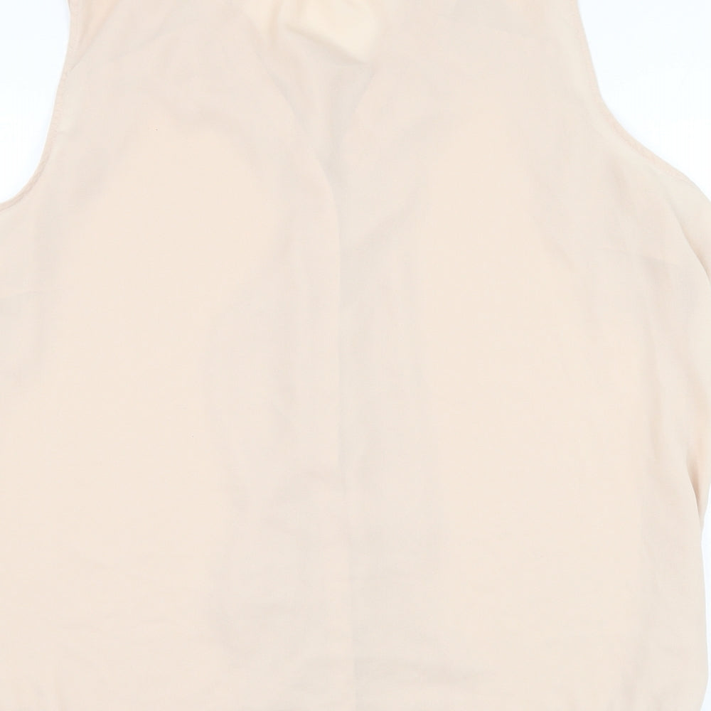 F&F Womens Pink Polyester Basic Blouse Size 22 V-Neck