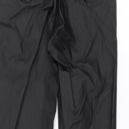 Gold SK Womens Black Cotton Jegging Trousers Size 10 L27 in Regular Zip
