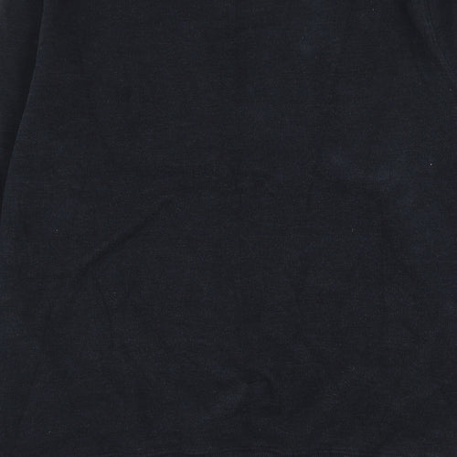 Liwali Mens Black Cotton Pullover Sweatshirt Size XL