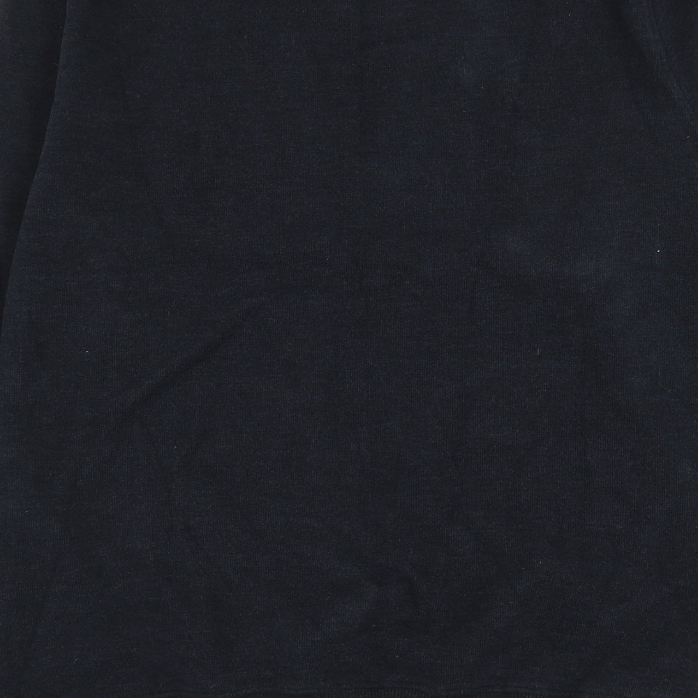 Liwali Mens Black Cotton Pullover Sweatshirt Size XL