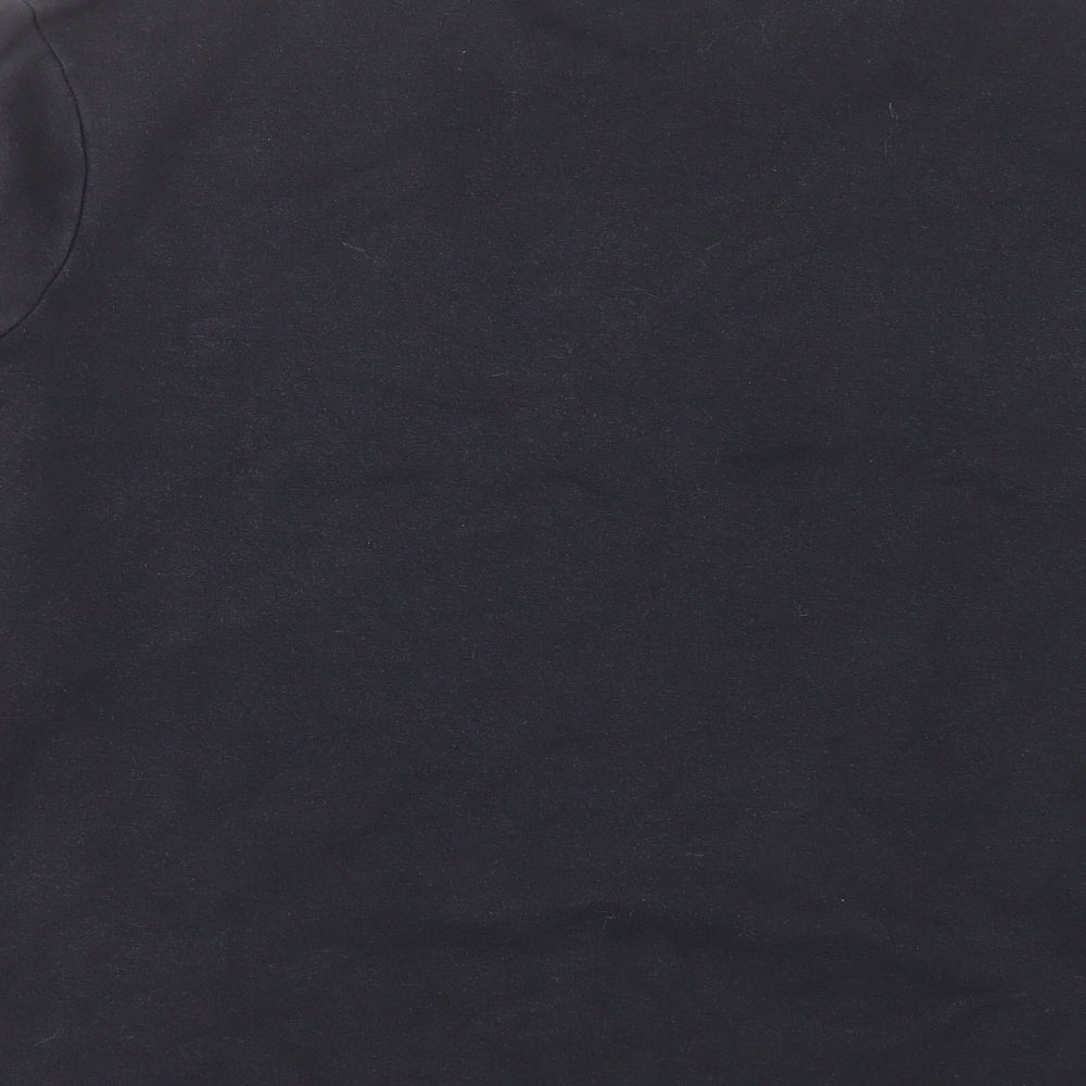 TU Mens Black Cotton Pullover Sweatshirt Size XL