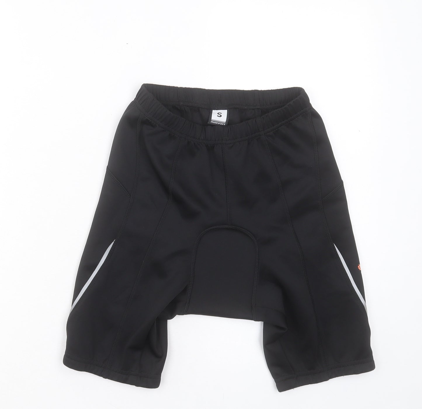 Muddy Fox Mens Black Polyester Biker Shorts Size S L6 in Regular