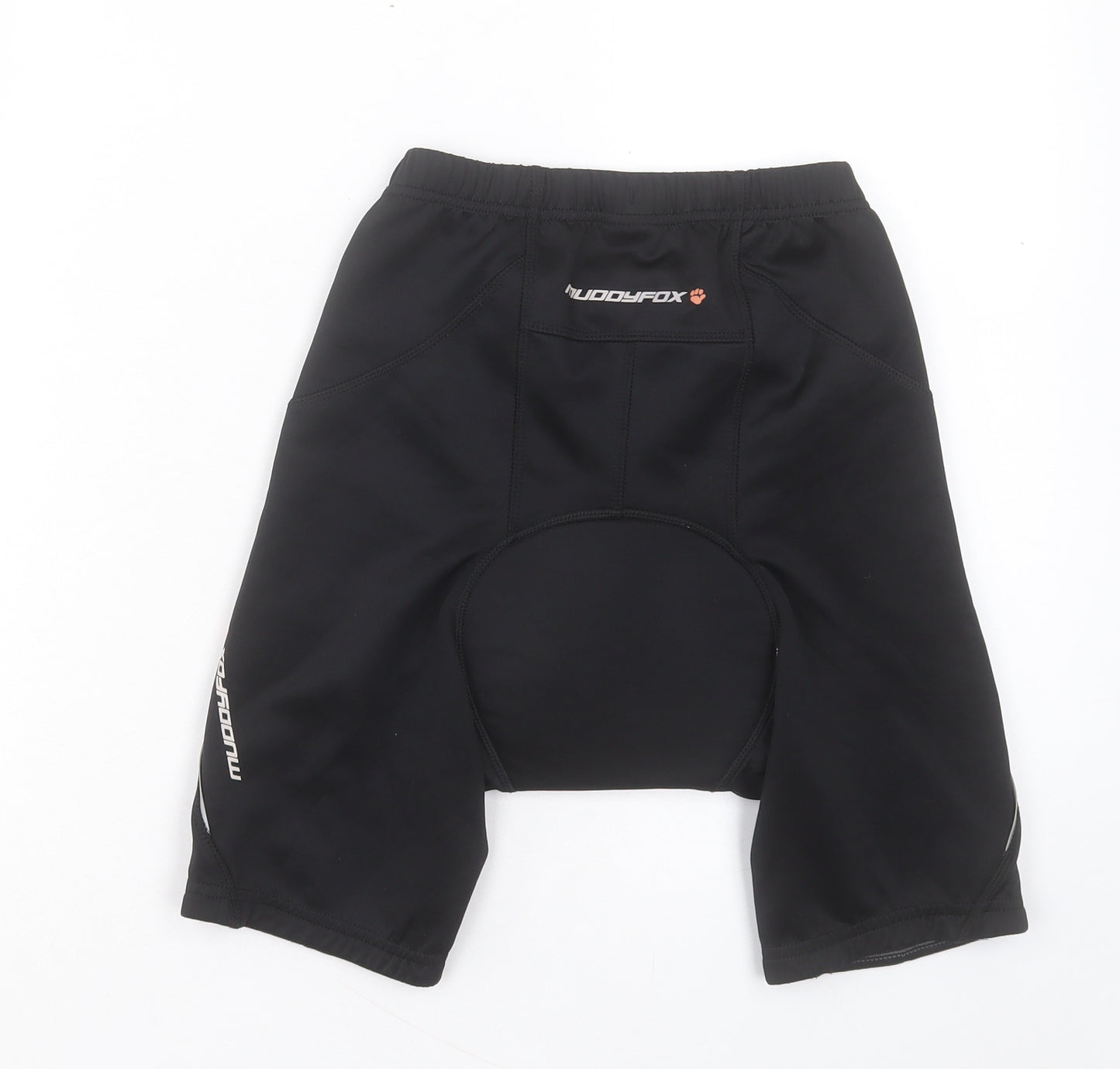 Muddy Fox Mens Black Polyester Biker Shorts Size S L6 in Regular