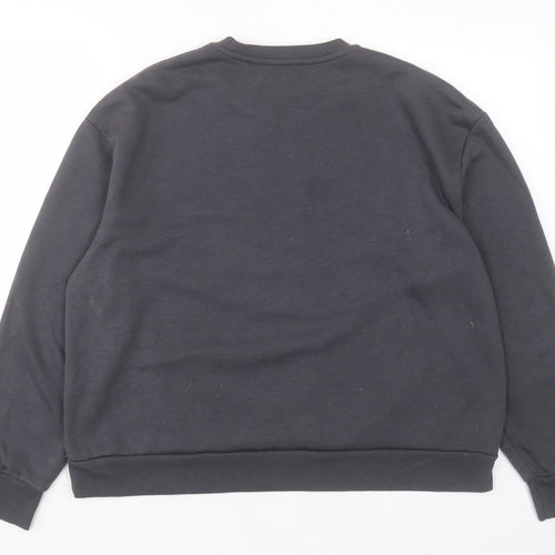 Primark Womens Grey Cotton Pullover Sweatshirt Size M Pullover