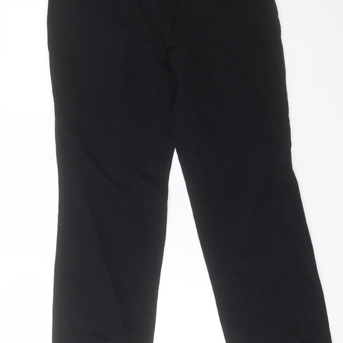 GANT Mens Black Cotton Straight Jeans Size 32 in L32 in Regular Button