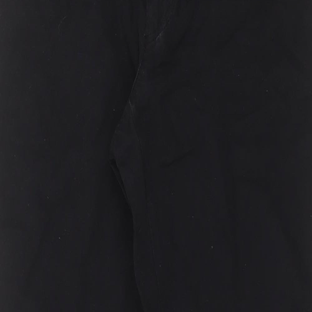 GANT Mens Black Cotton Straight Jeans Size 32 in L32 in Regular Button