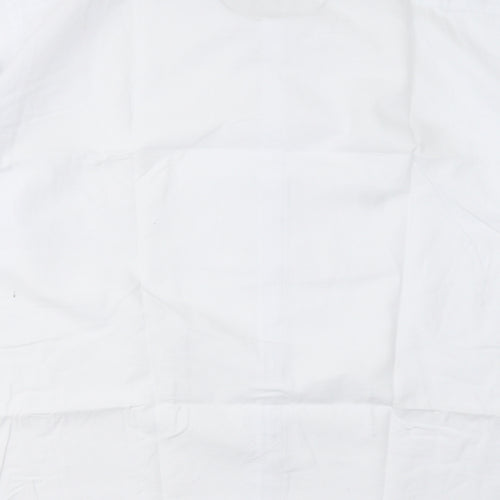 Jacamo Mens White Cotton Dress Shirt Size 3XL Collared Button
