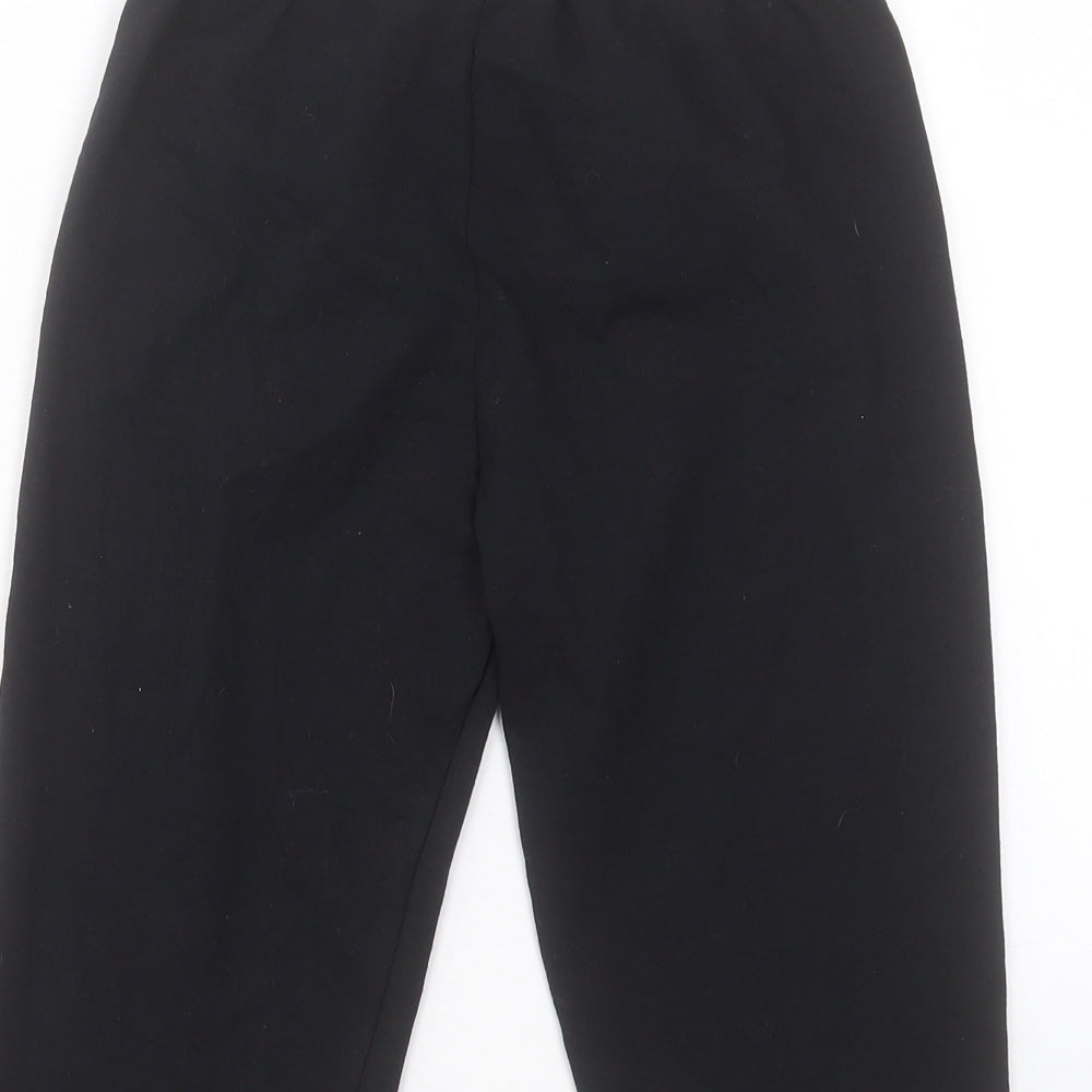 Boohoo Womens Black Cotton Sweat Shorts Size 10 L12 in Regular Pull On