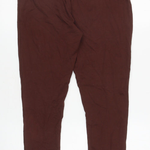 Primark Womens Brown Viscose Cropped Leggings Size M L24 in