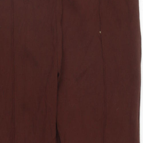 Primark Womens Brown Viscose Cropped Leggings Size M L24 in