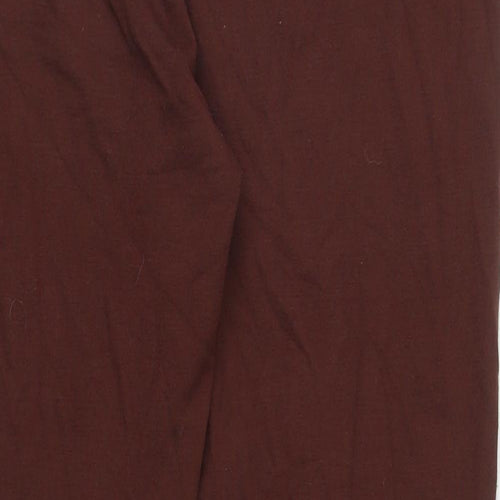 Primark Womens Brown Viscose Cropped Leggings Size M L24 in