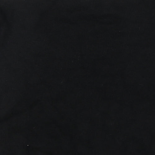 Matalan Womens Black Scoop Neck Acrylic Pullover Jumper Size 16