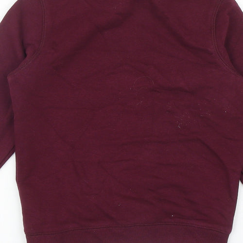 TU Girls Purple Cotton Pullover Sweatshirt Size 5 Years Pullover