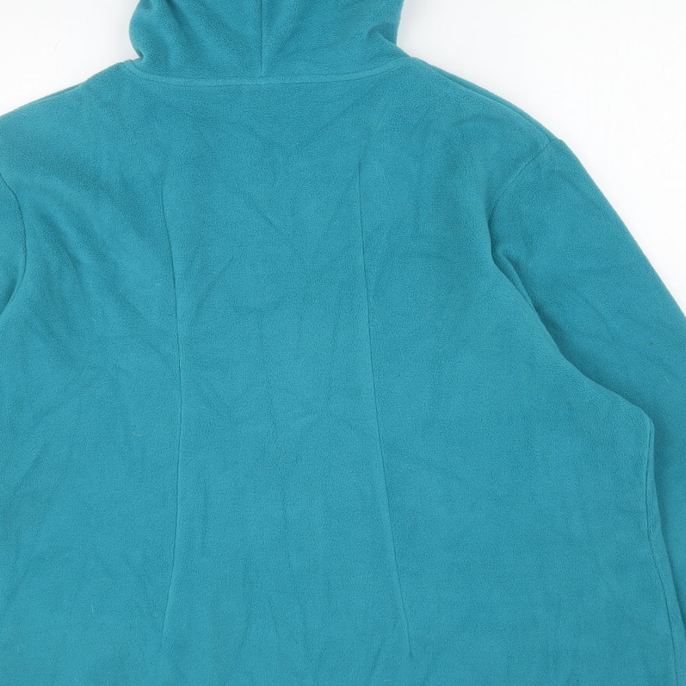 Damart Womens Blue Jacket Coatigan Size 22 Zip