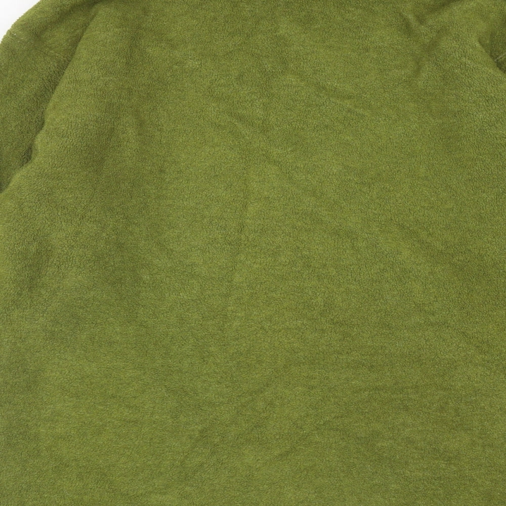 Country Scene Womens Green Jacket Coatigan Size M Zip