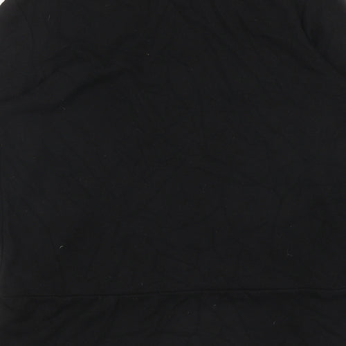 Dorothy Perkins Womens Black V-Neck Polyester Wrap Jumper Size 10