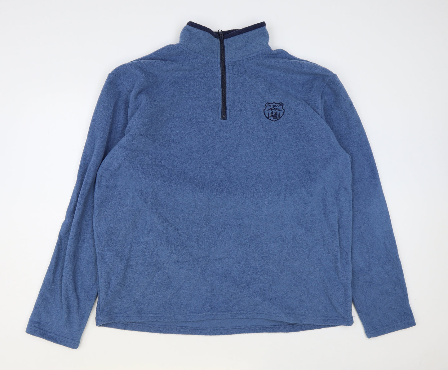 Atlas for men Mens Blue Polyester Pullover Sweatshirt Size XL - Outdoor