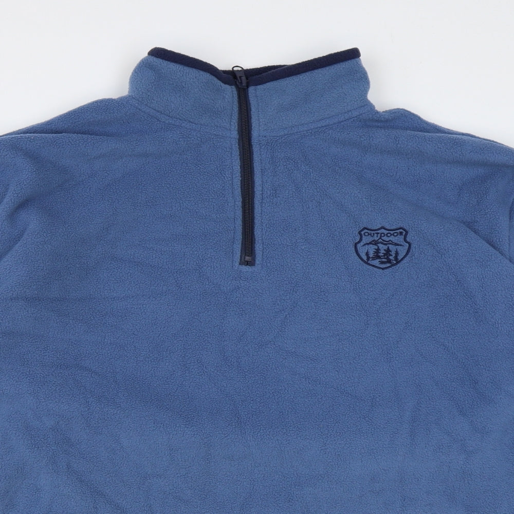 Atlas for men Mens Blue Polyester Pullover Sweatshirt Size XL - Outdoor