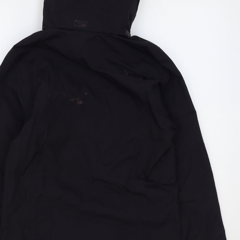 Karrimor Womens Black Rain Coat Coat Size 8 Zip