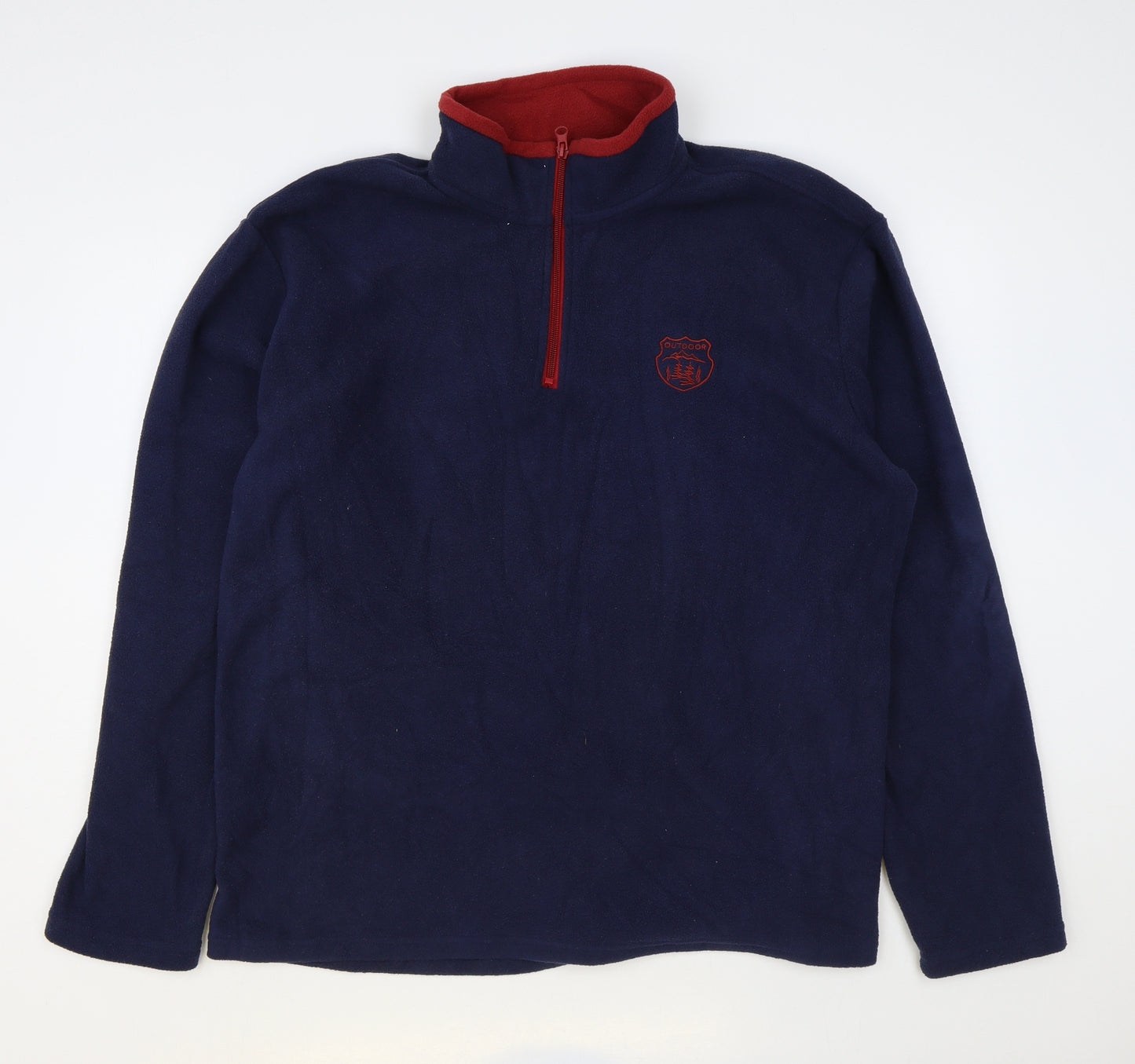 Atlas for men Mens Blue Polyester Pullover Sweatshirt Size XL - Outdoor