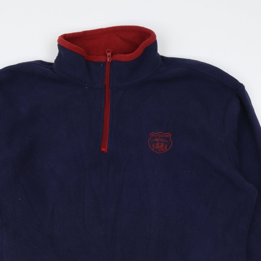 Atlas for men Mens Blue Polyester Pullover Sweatshirt Size XL - Outdoor