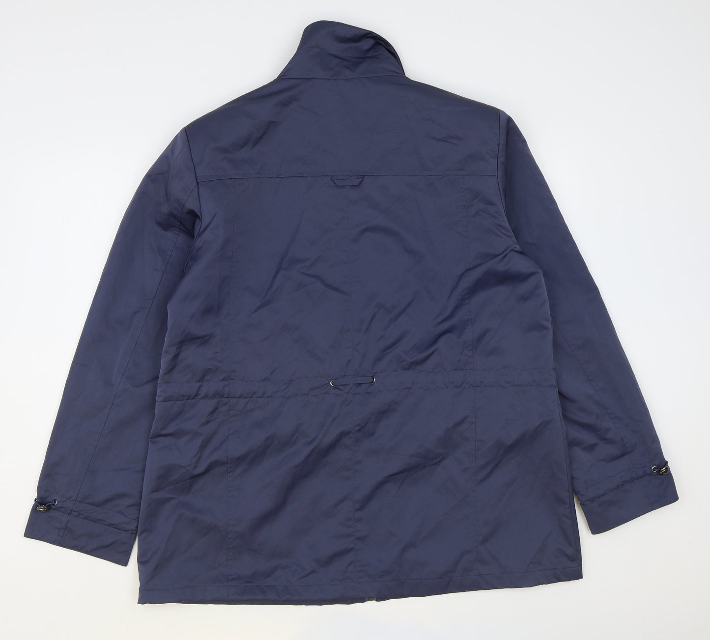 Finesse Womens Blue Jacket Coat Size 16 Zip