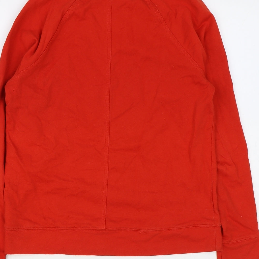 NEXT Womens Red Cotton Pullover Sweatshirt Size 8 Pullover