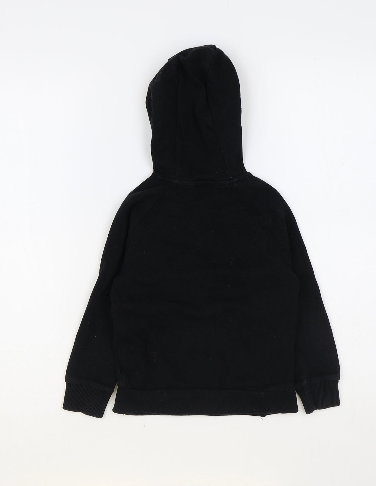 George Boys Black Cotton Pullover Hoodie Size 4-5 Years Pullover
