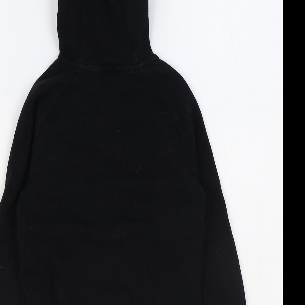 George Boys Black Cotton Pullover Hoodie Size 4-5 Years Pullover