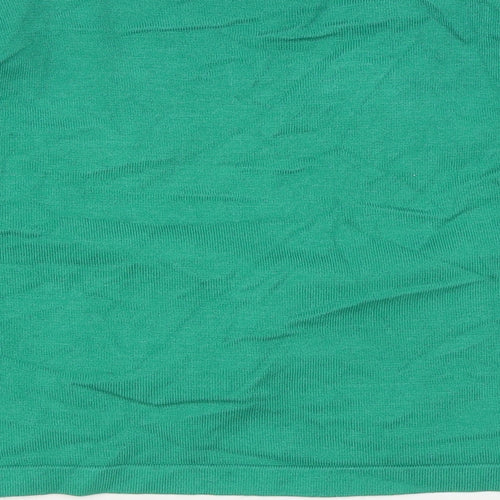 Klass Collection Womens Green V-Neck Viscose Cardigan Jumper Size M