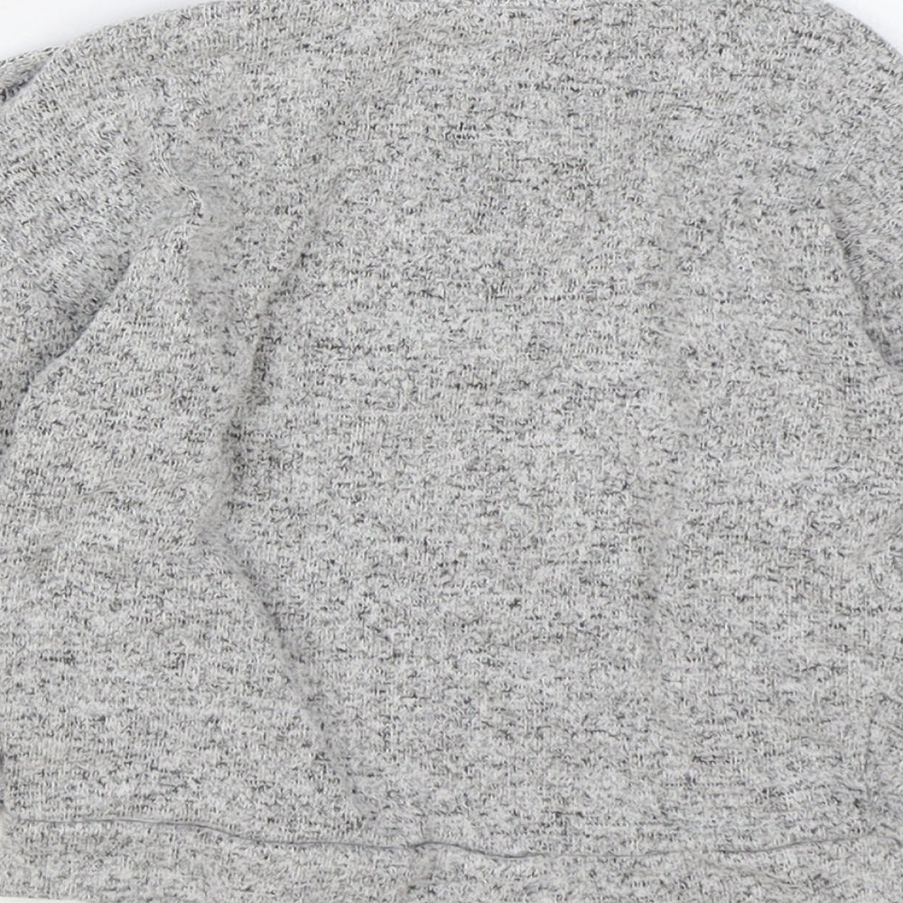 River Island Girls Grey Viscose Pullover Sweatshirt Size 2-3 Years Pullover - Be Kind
