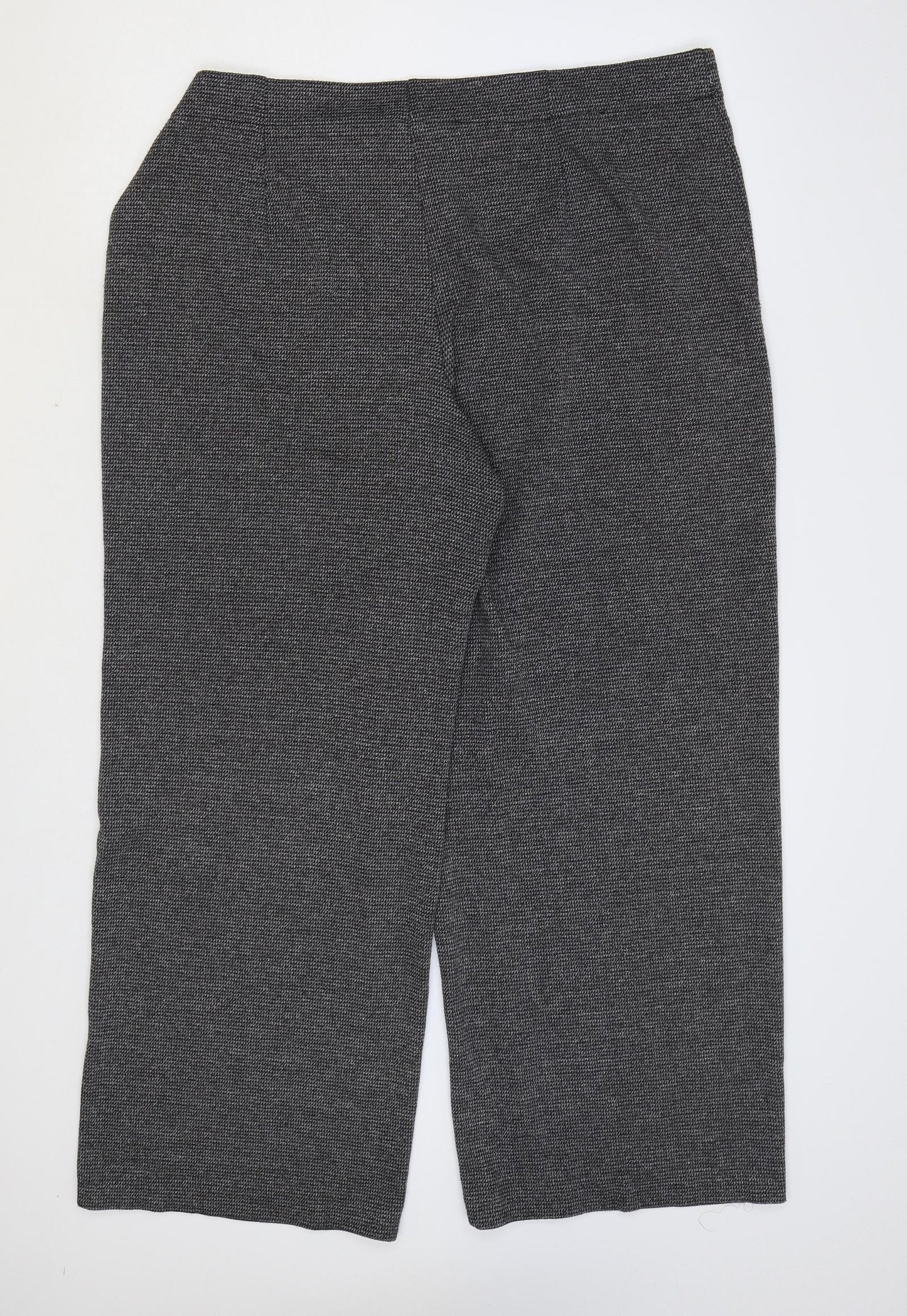 TU Womens Grey Polyester Trousers Size 20 L27 in Regular
