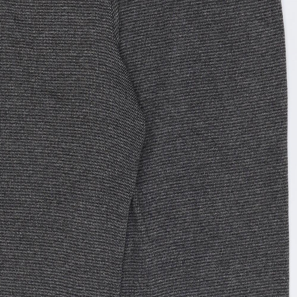TU Womens Grey Polyester Trousers Size 20 L27 in Regular