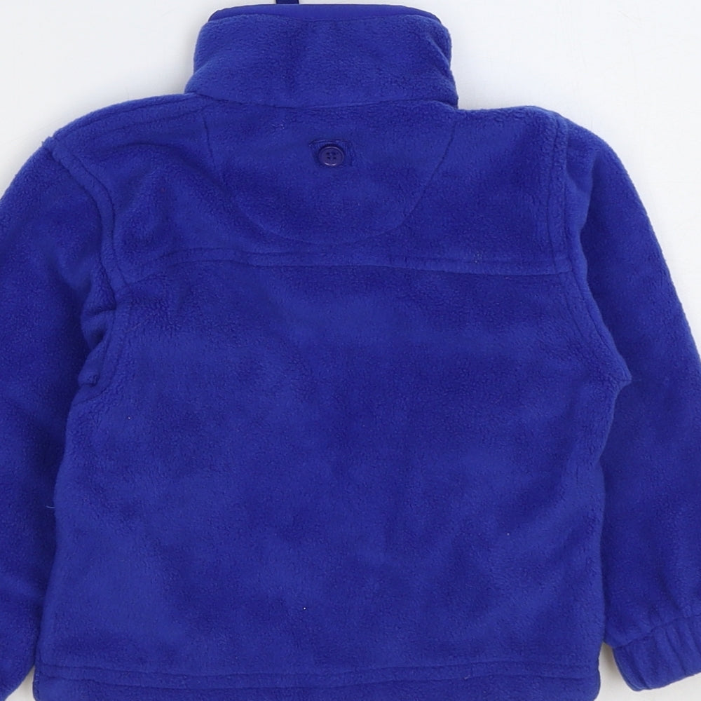 Karrimor Boys Blue Polyester Full Zip Sweatshirt Size 2-3 Years Zip