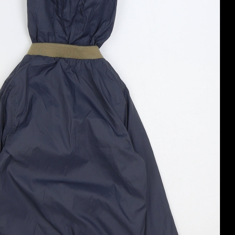 F&F Boys Blue Rain Coat Coat Size 2-3 Years Zip