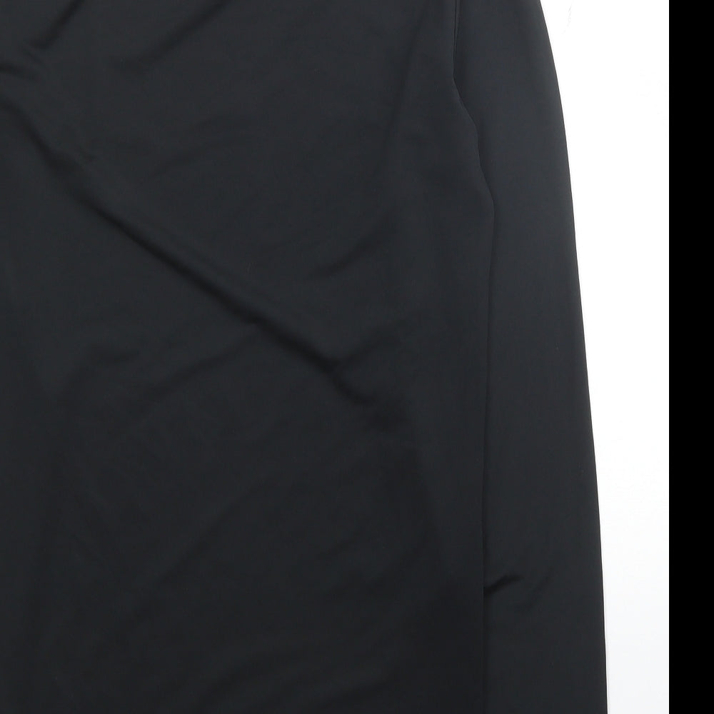 Pendle Womens Black Polyester Pullover Casual Size S Round Neck Pullover