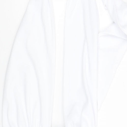 Zara Womens White Polyester Mini Size XS Halter Zip