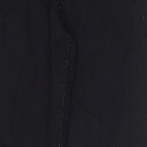 Marks and Spencer Girls Black Cotton Skinny Jeans Size 14-15 Years Regular Zip