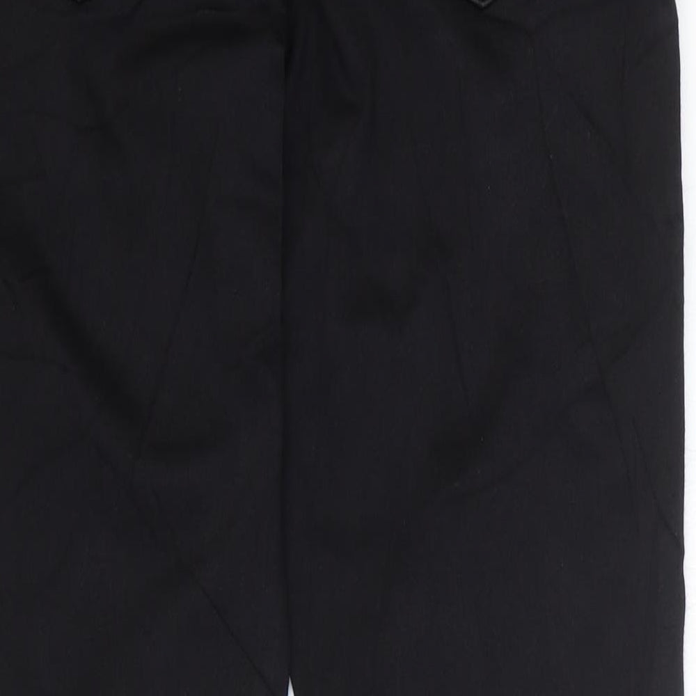Marks and Spencer Girls Black Cotton Skinny Jeans Size 14-15 Years Regular Zip