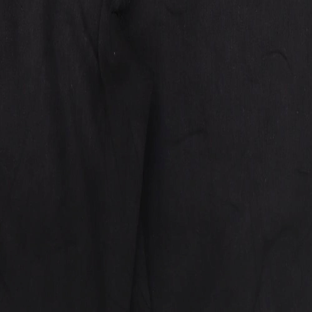 Marks and Spencer Womens Black Cotton Skinny Jeans Size 18 L29 in Regular Zip