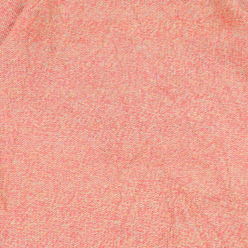 H&M Womens Pink Round Neck Acrylic Tunic Jumper Size S
