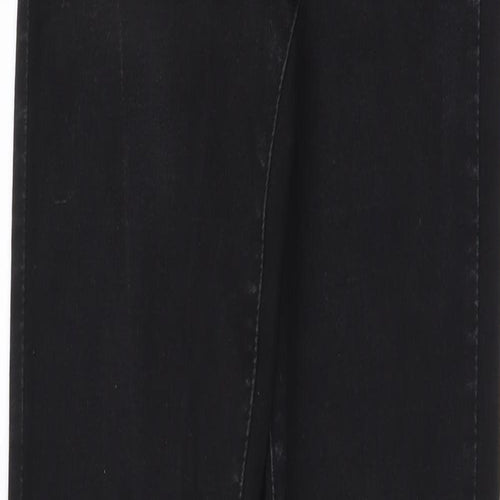 Denim & Co. Womens Grey Cotton Skinny Jeans Size 10 L30 in Regular Button